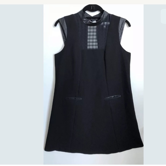 BCBGeneration Black Shift Mini Dress Sz Medium - Picture 1 of 8